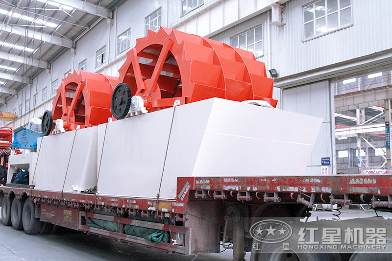 天博机器洗砂机发货现场 天博机器洗砂机发货现场