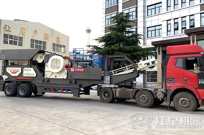 移动式建筑垃圾破碎机图片 移动式建筑垃圾破碎机图片