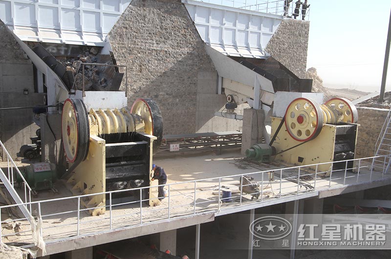 河北客户大型破碎现场 河北客户大型破碎现场