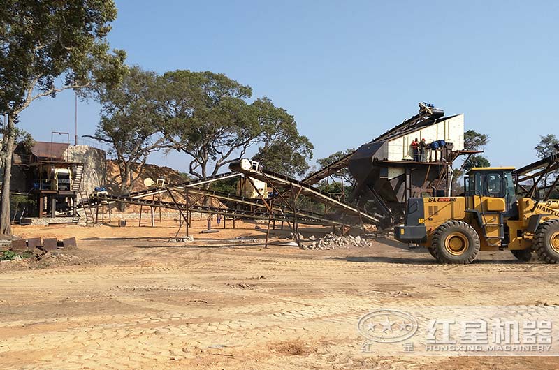 高料石子生产现场图片 高料石子生产现场图片